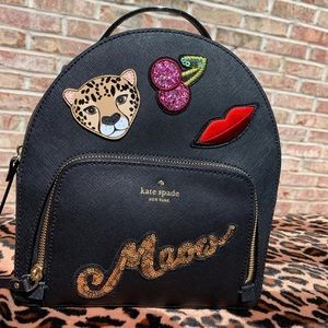 Kate Spade Tomi Run Wild Cat Backpack. Meow. BNWT